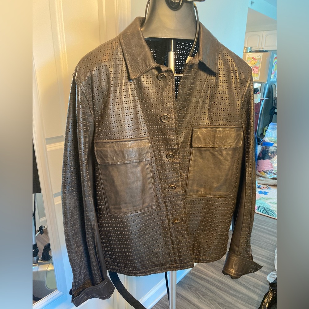 Leather jacket